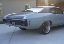 前沿汽车资讯:1970 Chevrolet Chevelle Restomod用LS3粉碎橡胶