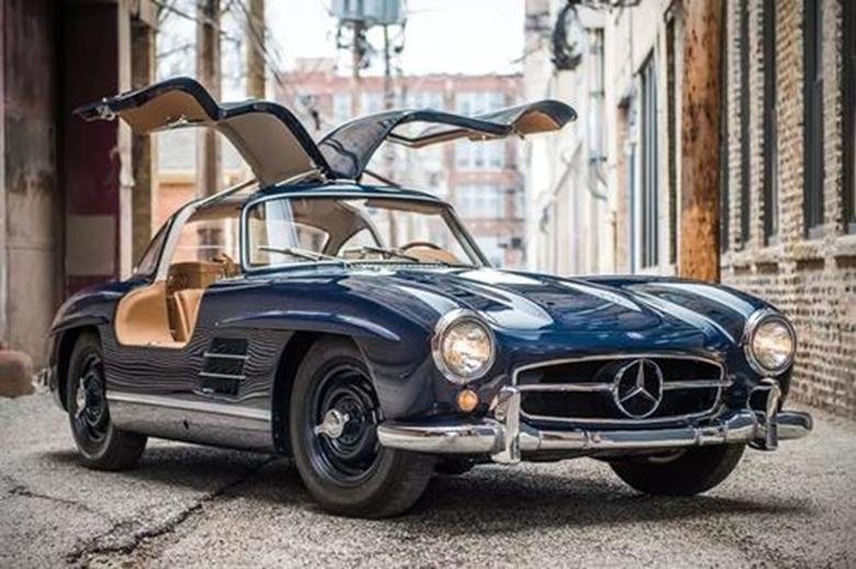 摄影师在古巴发现废弃的奔驰300SL Gullwing车