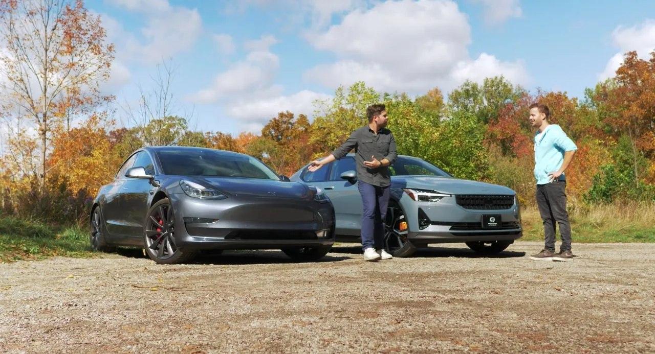 Polestar 2是一款不错的电动汽车-但它能赶上特斯拉Model 3的性能吗？