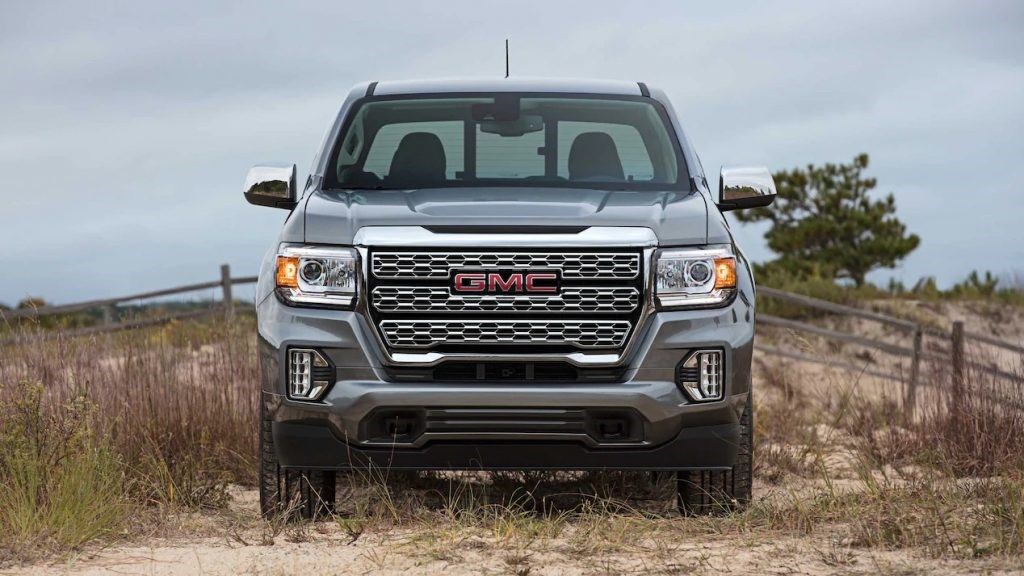 比较2021 GMC Canyon的高级安全功能和可用性