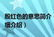 殷红色的意思简介（关于殷红色、那抹哀伤详细介绍）