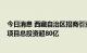 今日消息 西藏自治区招商引资推介会在成都举行 23个签约项目总投资超80亿