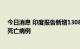 今日消息 印度报告新增13086例新冠肺炎确诊病例和19例死亡病例