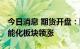 今日消息 期货开盘：国内期货开盘普遍上涨 能化板块领涨