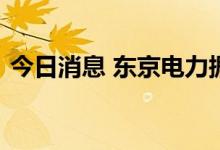 今日消息 东京电力据悉拟联合财团竞购东芝