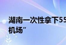 湖南一次性拿下55个机场：想做到“县县有机场”