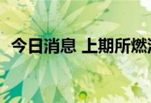 今日消息 上期所燃油期货主力合约大跌8%