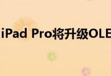 iPad Pro将升级OLED屏：显示效果无与伦比