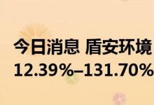 今日消息 盾安环境：预计上半年净利同比增112.39%–131.70%