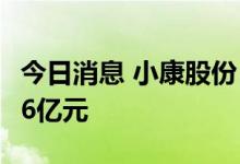 今日消息 小康股份：上半年预亏16亿元到17.6亿元