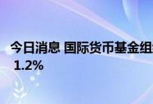 今日消息 国际货币基金组织将德国 2022 年增长预测下调至 1.2%