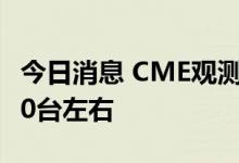 今日消息 CME观测：7月挖掘机国内销量9200台左右