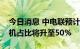 今日消息 中电联预计今年非化石能源发电装机占比将升至50%