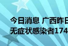 今日消息 广西昨日新增本土确诊病例35例、无症状感染者174例