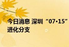 今日消息 深圳“07·15”疫情已出病例均为奥密克戎BA.2进化分支