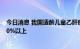 今日消息 我国适龄儿童乙肝疫苗和甲肝疫苗接种率均已达90%以上