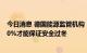 今日消息 德国能源监管机构：德国天然气消耗量必须减少20%才能保证安全过冬