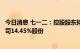 今日消息 七一二：控股股东拟通过公开征集方式协议转让公司14.45%股份