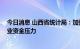 今日消息 山西省统计局：加强房地产市场调控 努力缓解企业资金压力