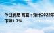 今日消息 高盛：预计2022年下半年美国总电力需求同比将下降1.7%