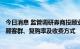 今日消息 监管调研券商投顾业务开展情况   重点关注基金投顾客群、复购率及收费方式