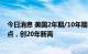 今日消息 美国2年期/10年期国债收益率倒挂幅度达28个基点，创20年新高