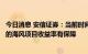 今日消息 安信证券：当前时间点投资陆风以及带有省补地区的海风项目收益率有保障