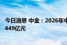 今日消息 中金：2026年中国汽车传感器市场空间有望达到1449亿元