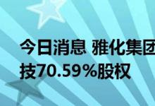 今日消息 雅化集团：兴晟锂业拟收购普得科技70.59%股权