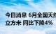 今日消息 6月全国天然气表观消费量288.7亿立方米 同比下降4%