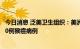 今日消息 泛美卫生组织：美洲18个国家和地区报告了近5300例猴痘病例