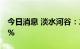 今日消息 淡水河谷：二季度净利同比下滑53%