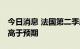 今日消息 法国第二季度GDP同比增长4.2%  高于预期