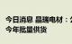 今日消息 晶瑞电材：公司KrF光刻胶产品争取今年批量供货