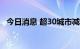 今日消息 超30城市减轻多孩家庭购房压力