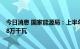 今日消息 国家能源局：上半年新增光伏发电并网容量3087.8万千瓦