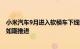 小米汽车9月进入软模车下线阶段 场测销服搭建牌照申领料如期推进