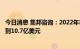 今日消息 集邦咨询：2022年车用SiC功率元件市场规模将达到10.7亿美元