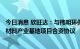 今日消息 欣旺达：与伟明环保等签署115亿元温州锂电池新材料产业基地项目合资协议