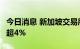 今日消息 新加坡交易所铁矿石9月合约价格涨超4%