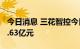 今日消息 三花智控今日涨停 3家机构净买入1.63亿元