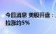 今日消息 美股开盘：三大股指集体高开 特斯拉涨约5%