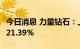 今日消息 力量钻石：上半年净利润同比增长121.39%