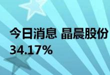 今日消息 晶晨股份：上半年净利润同比增长134.17%