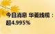 今日消息 华菱线缆：股东新湘先进拟减持不超4.995%