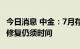 今日消息 中金：7月存量房量稳价降，景气度修复仍须时间