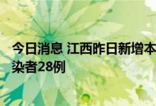 今日消息 江西昨日新增本土确诊病例9例 新增本土无症状感染者28例