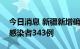 今日消息 新疆新增确诊病例1例 新增无症状感染者343例