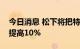 今日消息 松下将把特斯拉电动汽车电池产量提高10%