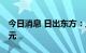 今日消息 日出东方：上半年净亏损2255.3万元